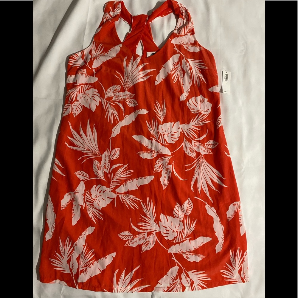 NWT Old Navy Floral Hawaiian Patterned Sleeveless Flowy Dress